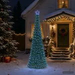 LED blizganti kalėdinė eglutė su smeigtuku EKENAS 250 cm