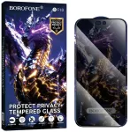 Borofone Grūdintas stiklas BF10 Armor visas ekranas nuo &scaron;nipinėjimo skirtas Iphone 17 Pro Max &ndash; 10 vienetų