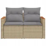 Sodo sofa-kėdė, sodo baldai terasai, balkonui, sodui, rotangas