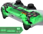 Kilimėlis Extremerate Clicky Hair Trigger rinkinys Ps5 valdikliui Bdm-030, ergonomi&scaron;ki mikro jungikliai L2r2 ir taktiliniai L1r1 mygtukai, paleidiklio stabdymo pelės paspaudimo kabelių rinkinys, skirtas Ps5 valdiklio stiprumui