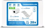 Termo popieriaus ritinėliai Ec skaitytuvams, 57x35x12mm, 20 vnt.