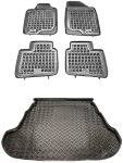 Rezaw-plast Guminių kilimėlių ir bagažinės kilimėlio komplektas Kia Optima Iii 2010-2015