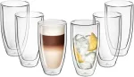 Gerlach Termo stiklinės 6 vnt. 350 ml, dvigubos sienelės