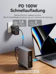 Vention Dvigubo monitoriaus dokas 16-in-1 trigubo ekrano Usb-c ne&scaron;iojamojo kompiuterio dokas, skirtas Windows Pc, Thunderbolt 3/4, Dell, Hp, su dvigubu 4k Hdmi, Dp, 10 Gbps Usb, Rj45, 100 W Pd, Audio, Sd/tf