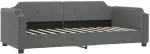 Lova Sofa, tamsiai pilkos spalvos, 80x200cm, audinys