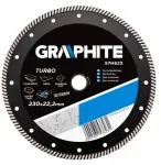 Graphite Deimantinis diskas 230 x 22.2 mm, turbo super plonas 57h623