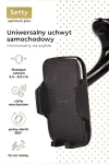 Setty universalus automobilinis laikiklis ant stiklo, atstumas 5,5 - 8,5 cm Uus-2