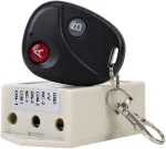 Relė su PNI CA500LR nuotolinio valdymo pulteliu, skirta valdyti 1 arba 2 garažo duris, vartus, užtvaras, 2 relės, 12V maitinimo &scaron;altinis