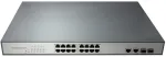 &Scaron;akotuvas POE komutatorius PNI SWPOE16 su 16 10/100Mbps prievadų ir 2 10/100/1000Mbps prievadais