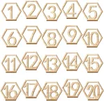 Hazrcvr stalo numeriai nuo 1 iki 20 dekoratyviniai stalo numeriai vestuvių mediniai vietos kortelių laikikliai sėdynių kortelių laikikliai stalo numerių laikikliai dekoracijos stalo numeriai stalo numerių lentelės mediniai stalo numeriai su pagrindu