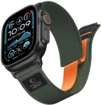 Tech-Protect NYLON ELITE Watch 8 / 9 / 10 / 11 / 12 / SE / ULTRA (44 / 45 / 46 / 49 MM) ŽALIAS/ORANŽINIS