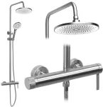 Du&scaron;o sistema Rea Rivo, Brushed Nickel