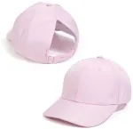 Aidier rožinė beisbolo kepuraitė mergaitėms su skyle uodegai, reguliuojama kepurė vaikams nuo 3 iki 8 metų, vasarinė snapback kepurė, lauko saulės kepurė berniukams ir mergaitėms, golfo kepuraitė