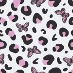 Cre8tive leopard print lipnus tapetas baltas rožinis drugelio plėvelė baldams 30,5 cm x 300 cm tapetai miegamojo mergaitėms nuimami tapetai vonios kambario vandeniui atsparūs tapetai vaikų kambariui