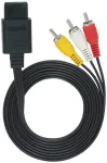 Ostent av audio video a/v tv kabelis, skirtas nintendo 64 n64 gamecube ngc snes sfc