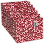 Clairefontaine X-32796-6cpack Excellia dovanų mai&scaron;eliai 37.3 x 11.8 x 27.5 cm 210 g Kalėdų eglučių dizaino dovanų pakavimas, idealiai tinka stalo žaidimams, dėlionių dėlionėms