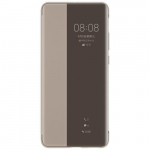 Dėklas Smart View Flip dangtelis, skirtas Huawei P40 Pro (Khaki)