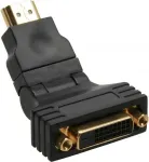 AV adapteris InLine HDMI - DVI- D juodas (17670W)