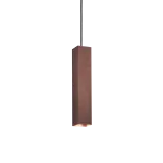 Pakabinamas &scaron;viestuvas Ideal Lux Suspended lamp with 1 light SKY, GU10, rust color