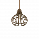 Pakabinamas &scaron;viestuvas Ideal Lux Suspended lamp with 1 light ONION, E27, chrome