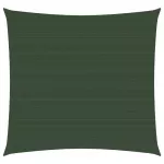 Uždanga nuo saulės, tamsiai žalia, 3,6x3,6m, HDPE, 160g/m&sup2;