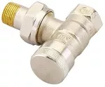 Danfoss RLV noslēgvārsts 1/2", leņķis ar noteci