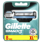 Skustuvo galvutės Gillette MACH3, 8 vnt.