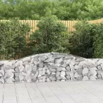I&scaron;lenkti gabiono krep&scaron;iai, 6vnt., 400x30x60/80cm, geležis