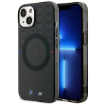 Dėklas Apple iPhone 14 Plus BMW Pattern MagSafe (BMHMP14MHGPK) pilkos spalvos