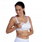 Carriwell besiūlė liemenėlė maitinančioms su įdėklais (balta) / Padded Nursing