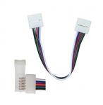 Lanksti jungtis pritaikyta 5050 RGB+BALTOMS LED juostoms