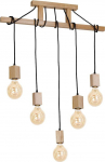 Pakabinamas &scaron;viestuvas Eko Light FSC 100% pakabinamoji lempa JACK 5xE27