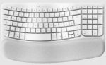 Klaviatūra Logitech WAVE KEYSERGONOMIC KB OFFWHITE - DEU 2.4GHZ/BT CENTRAL-419 UNIV.