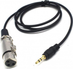 Mozos Kabelis mikrofonas XLR - Mini Jack 3,5 mm MCABLE-XLR