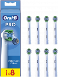 Dantų &scaron;epetėlis Braun Oral-B EB20-8 ir Precision Clean Pro dantų &scaron;epetėlio galvutės, 8 vnt.