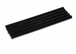 Klijų strypeliai BUHNEN 0119, juodi, 11,2&times;200 mm, 5 vnt.