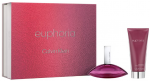 Kvepalų rinkys Calvin Klein Euphoria (EDP 50 ml + Kūno losjonas 100 ml)