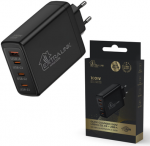 &bdquo;Extralink CHARESL01 Smart Life&ldquo; greitas įkroviklis 100 W GaN 3x USB-C, USB-A