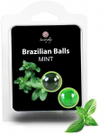 Secretplay Cosmetic Secret Play Intimate Massage Oil Balls Mint Aroma 2 vnt.