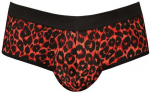 Anais Men Jock ANAIS Men TRIBAL Bikini Jockstrap XL - Raudona Microfiber, Animal Print