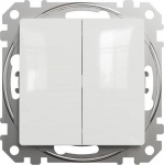 Schneider Electric Perjungiklis SCHNEIDER SEDNA DESIGN, 2klav., baltos spalvos