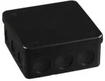 ABB Membraninė dėžutė IP65, juoda, be halogenų, 500V, -25...+60&deg;C, 14x&Oslash;19mm membraninė kabelio įvadė, 104x104x46mm