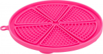 TRIXIE Lick'n'Snack Laižymo lėk&scaron;tė su siurbtukais, silikonas, 18 cm, rožinė (pak.3)