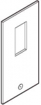 LAURITZ KNUDSEN Durys su langeliu ir spyna tinka seno tipo IM (63A) durims