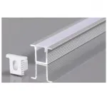 LED profilis su dangteliu ir užbaigimais, sidabro sp., 2m