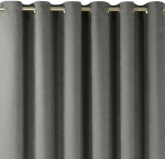 Homede Užuolaidos 220x300 pilkos CHENILLE EYELETS G