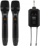 2 bevieliai mikrofonai su imtuvu Mac Mah W-UHF 200M