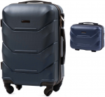 Kelioninis Vidutinio dydžio lagaminas UNLIMITED 4201 melynas plius kosmetinė