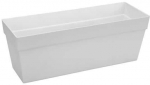 ELHO Loft Miesto gėlių krep&scaron;elis - 50 cm - Baltas