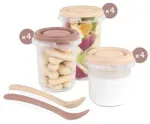 Miniland Valencia Hermeti&scaron;kai uždaromi maisto indai su Valensijos &scaron;auk&scaron;teliais 12x250 ml